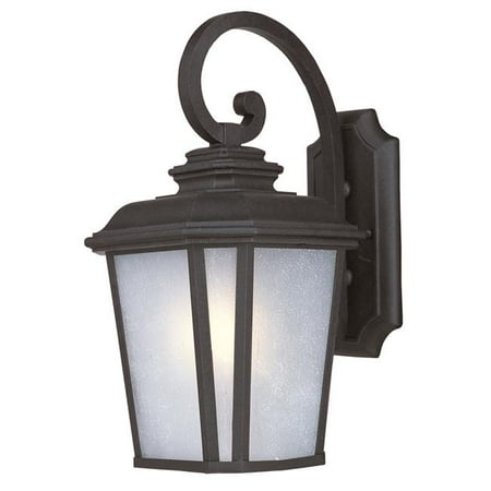 

16.75 x 9 in. Radcliffe One Light Medium Outdoor Wall Black Oxide