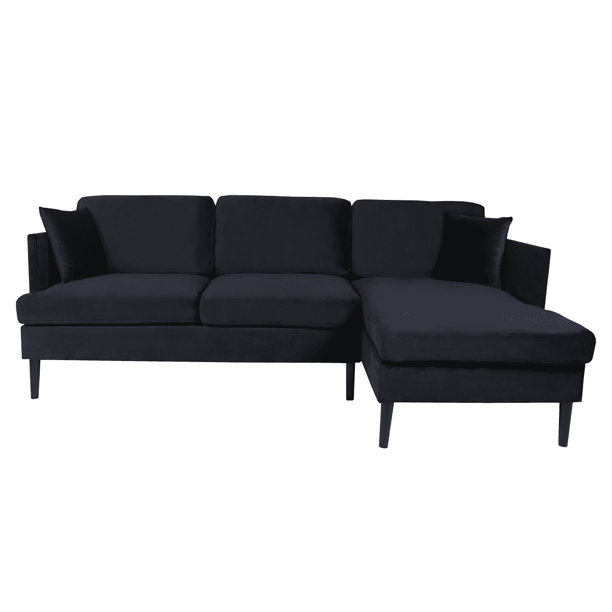 Kepooman Modern LShaped Convertible Sectional Sofa Bed for Small Space