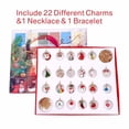 thumbnail image 2 of CNKOO Christmas Advent Calendar Bracelets for Girls 24 Days Xmas Countdown Calendar DIY Jewelry Making Kit Xmas Gift, 2 of 5