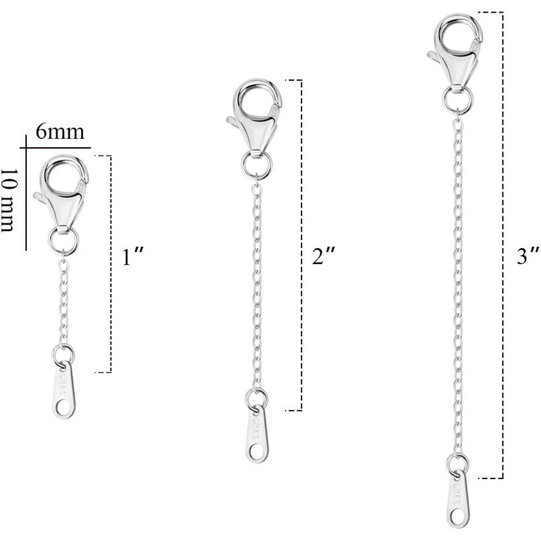  SEWACC 100 Pcs Necklace Extender Anklet Extension