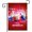 Multi2, variant on Happy 4th of July Hat Balloons American Flag Independence Day Celebration Garden Yard Flag 12"x 18" Double Sided Polyester Welcome House Flag Banners for Patio Lawn Outdoor Home Decor