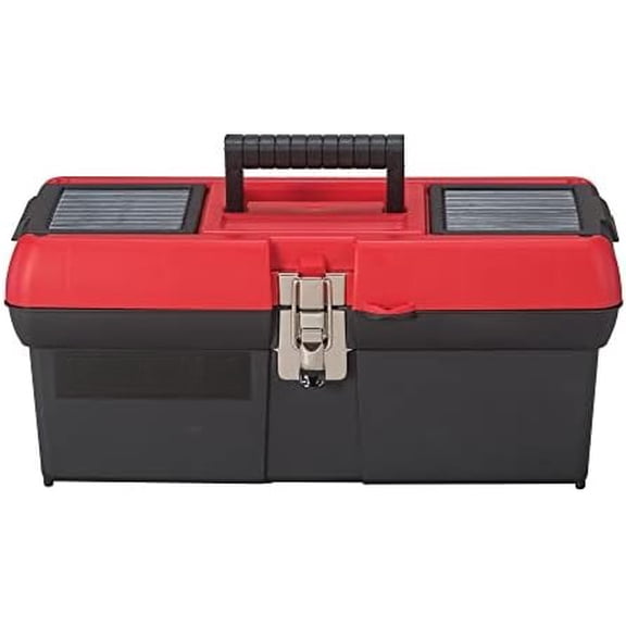 Tool Box, Lockable, 16 in., Red/Black (CMST16901)