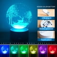 thumbnail image 2 of 7 Color LED Night Light for Kids with USB or 3 AAA Battery Power 20 cm Plastic Shade Room Decoration Gift, 2 of 5