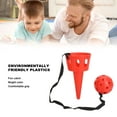 thumbnail image 5 of Rebound Balls,2 Set Catch A Ball Set Plastic Matte Surface Stable Grip Throw and Catch Ball for Reflexivity Exercise Children Gift Red, 5 of 9