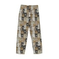 thumbnail image 4 of Kdxio Cartoon Bear Print Men's Sleep Pajama Pant Lounge Pants with Pockets, 4 of 8