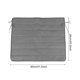thumbnail image 5 of Trunk Mat Bumper Flap Protector Scratch Resistant Waterproof Anti Dirt Pet Cargo Trunk Mat Cover for Car Gray, 5 of 5