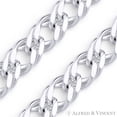 thumbnail image 2 of 8.3mm Rombo Link Italian Chain Bracelet in Solid .925 Sterling Silver, 2 of 2