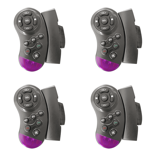 Control remoto inalámbrico para volante de 11 botones para reproductor de CD, DVD y MP5