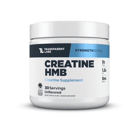 Transparent Labs Creatine HMB Creatine Monohydrate Powder - 30 Servings, Unflavored