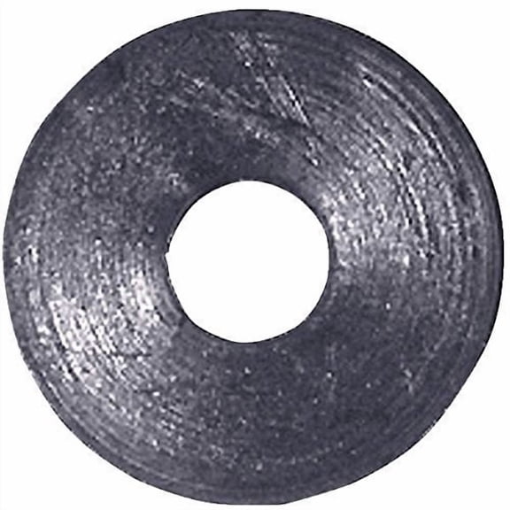 Danco Flat Faucet Washer Black Rubber - Water-Resistant, Smooth - 5 Piece, Black