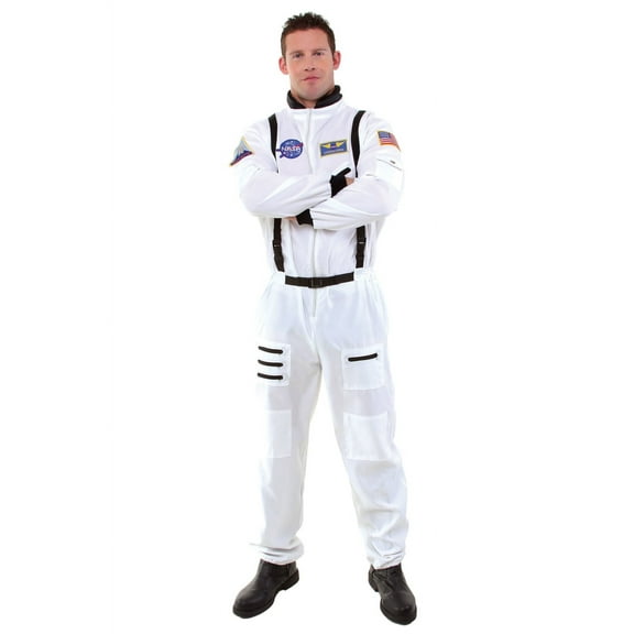 Underwraps Astronaut White Costume Jumpsuit Adult Male X-Large Male
