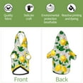 thumbnail image 3 of Uemuo Lemon Seamless Pattern Oil Painting Effect for Winter Dog Hoodie Sweatshirts with Pockets Warm Dog Clothes for Small Dogs Chihuahua-Large, 3 of 8