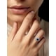 thumbnail image 2 of Anillos de circonio cúbico Silvora contra el mal de ojo plata de ley para mujer, 2 of 8