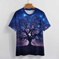 thumbnail image 3 of Tree with Life Women's T-Shirt Short Sleeve T Shirts Tops Tee Ladies Loose T, 3 of 6