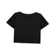 thumbnail image 3 of Camiseta corta holgada para mujer, ropa de verano, camiseta recortada para mochilero y vacaciones M, 3 of 7