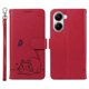 thumbnail image 1 of Wallet Case for Xiaomi Poco X7 Pro 5G Redmi Turbo 4 5G Cat Pattern Imprint Leather Phone Cover with, 1 of 5