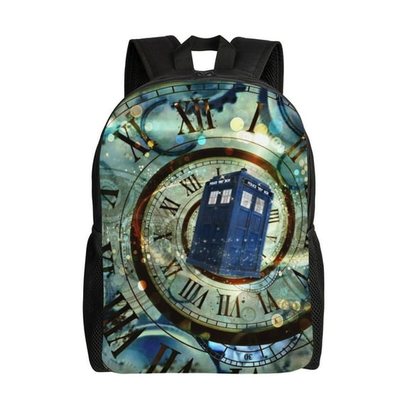 Doctor Who Backpack Laptop Backpack For Women 3d Printing Large Capacity Casual Daypack