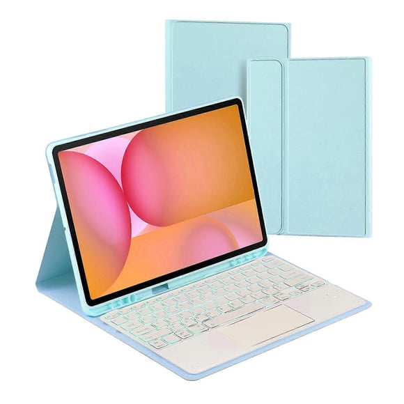 Compatible PST-X620 Touchpad Backlight Bluetooth Keyboard Leather Tablet Case High quality Gift