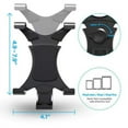 thumbnail image 4 of 2 in 1 Phone iPad Pro Tripod Mount Adapter Adjustable Clamp Universal Tablet Holder Fits 7-10in iPad Air/Mini, MS Surface More for Monopod/Selfie Stick/Tripod Stand, 4 of 12