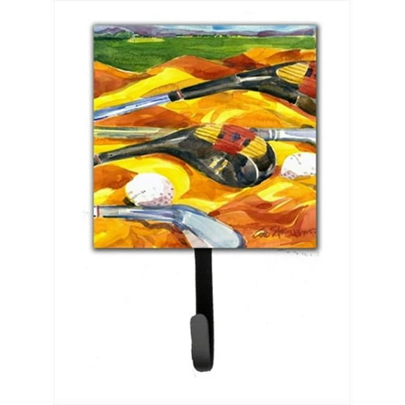 Golf Clubs Golfer Leash Holder Or Key Hook