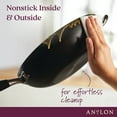 thumbnail image 4 of Anolon Advanced Home 12" Hard-Anodized Nonstick Deep Frying Pan with Lid, Onyx, 4 of 6