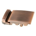 thumbnail image 7 of Men's Automatic Slide Buckle Replacement Alloy que Ratchet Belt Buckle Copper, 7 of 7