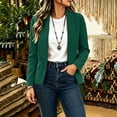 thumbnail image 3 of Guluxicc Open Front Blazers for Women Long Sleeve Dressy Jackets with Pockets Business Casual Jackets for Office Everyday Fall Winter, 3 of 5