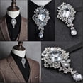 thumbnail image 4 of New Rhinestone Bolo Bow Tie High-end Luxury Gifts Korean Version Of The British Wedding Business Banquet Bowtie Men's JewelryCN, 4 of 5