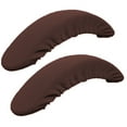 thumbnail image 5 of Office Chair Arm Armrest Covers – Stretchable Slipcover Protector Sleeve for Computer Gaming Desk Rotating Chairs Easy Install,Coffee, 5 of 7