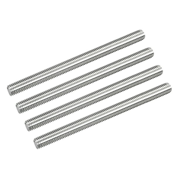 Uxcell Fully Threaded Rod M10 x 130mm 1.5mm Thread Pitch 304 Stainless Steel Right Hand Threaded