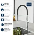 thumbnail image 5 of Essence New Semi-Pro Single Handle Kitchen Faucet, 5 of 7