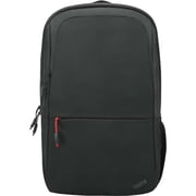 Lenovo Multiple Zipper Pockets Red Accents 16 Laptop Backpack, Black