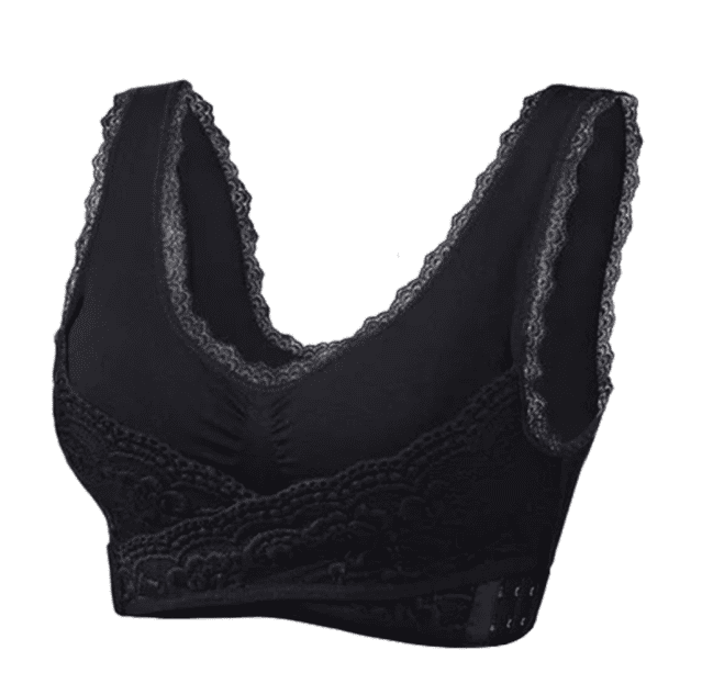 Download Coogo - Women Front Cross Side Buckle Lace Wireless ...