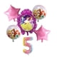 thumbnail image 1 of Suministros de fiesta de princesa para decoraciones de cumpleaños, pancarta de globo, mantel, vasos de papel y platos, servilletas para niña, 1 of 4