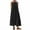 Black, variant on Summer Dresses for Women 2025, Women's Casual Solid Color Loose Summer Dress(Black,S)