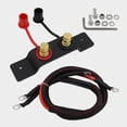 thumbnail image 1 of HEATSHAKING Jump Starter Cables Jumper Terminals Cable Thick PVC Plastic Charging Solutions 1Pack, 1 of 8