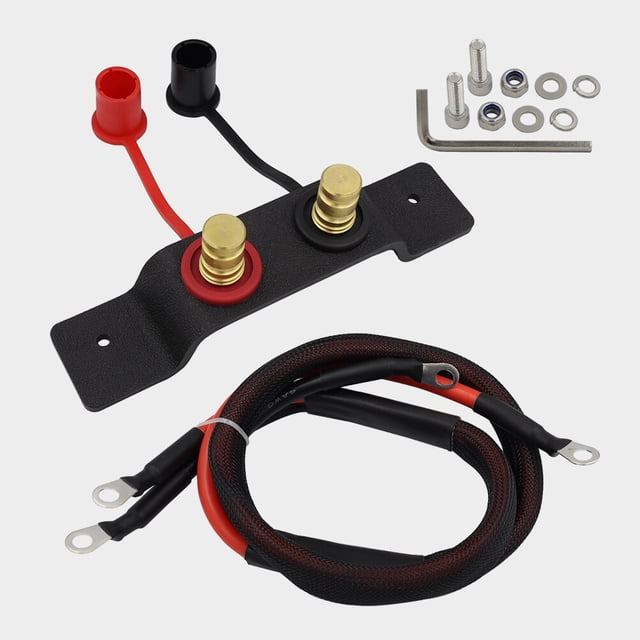 HEATSHAKING Jump Starter Cables Jumper Terminals Cable Thick PVC Plastic Charging Solutions 1Pack