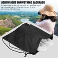 thumbnail image 4 of Mochila impermeable con cordón, bolsa de almacenamiento para gimnasio, deportes, viajes al aire libre, para hombres y mujeres (negro), 4 of 8