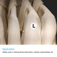 thumbnail image 5 of Uxcell Clothing L Large Size Sticker Label Coding Label 25mm/1inch Dia 2 Roll 1000 Round Adhesive Labels, 5 of 5