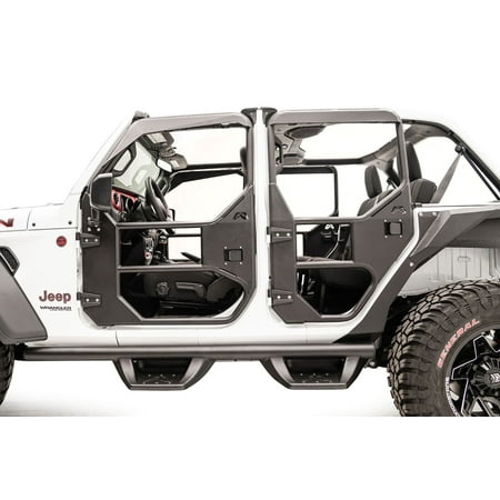 Fab Fours JL1030-1 Full Tube Doors Fits 18-21 Gladiator Wrangler (JL) Fits select: 2020 ,2023 JEEP WRANGLER