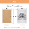 thumbnail image 2 of Sindcom 16x24 Picture Frames , Gallery Wall Poster Frames Set of 3 , White, 2 of 6
