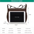 thumbnail image 4 of Sunyuer Waterproof Oxford Crossbody Bag for Women, Multi-Pocket Lightweight Adjustable Wide Strap Shoulder Messenger Bag Large Capacity Casual Handbag for Travel Shopping Daily Work, 4 of 8