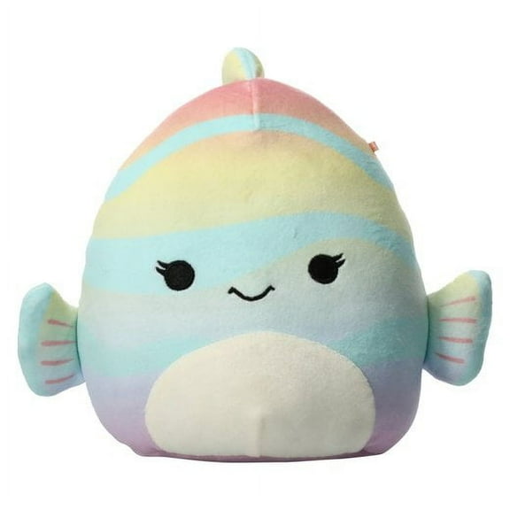 Squishmallows Official Kellytoy Plush 7.5 Inch Squishy Stuffed Toy Animal (Canda The Rainbow Fish)
