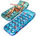 thumbnail image 1 of Flotadores inflables para piscina FinduWill, paquete de 2 con reposacabezas para adultos, 1 of 6