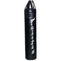 Fairtex Unfilled Muay Thai Heavy Punching Bag, Black