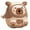 Khaki1, variant on VMWMSSR Cute Bear Hand Crank Pencil Sharpener, Manual Self-Feed Desk Pencil Cutter, Portable Cartoon Manual Pencil Sharpener For Daily Writing(Khaki1-3.35"×2.76")