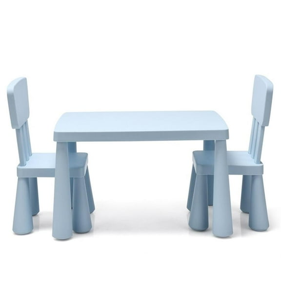 Pemberly Row Kids Table & 2 Chairs Set Toddler Activity Play Dining Baby Gift