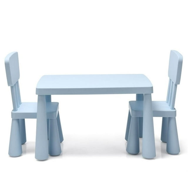 Pemberly Row Kids Table & 2 Chairs Set Toddler Activity Play Dining Baby Gift