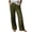 ☪349-Green, variant on Women's Loose Wide Leg High Waist Straight Leg Casual Pants - Relaxed Fit Trousers for Effortless Everyday Style