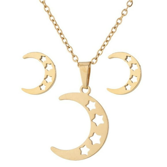 Fiudx Conjunto de Joyería de Moda, Elegante Collar de Clavícula, Elegantes Pendientes Colgantes, Accesorios Llamativos, Ideal para Fiestas, Banquetes y Ocasiones Especiales, Un Regalo Único.